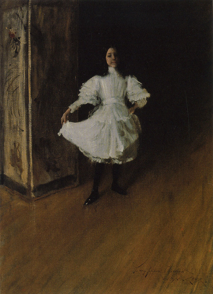 William Merritt Chase - Portrait of the Artist's Daughter (Dorothy)