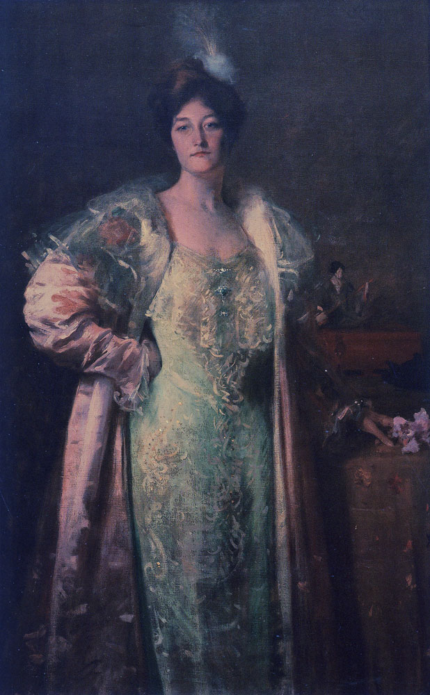 William Merritt Chase - Portrait of Miss J