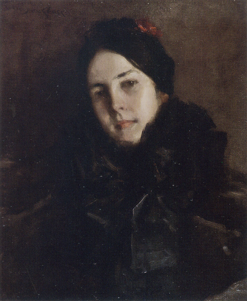 William Merritt Chase - Portrait of Mrs. William M. Chase