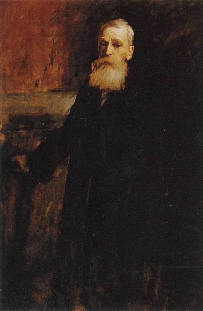 William Merritt Chase - Portrait of Thomas Moran, N.A.