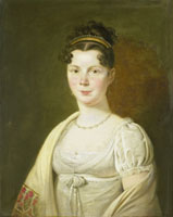Adriaan de Lelie Portrait of Wilhelmina Maria Haack, fourth Wife of Gerrit Verdooren