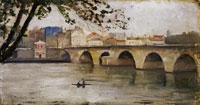 Edvard Munch The Seine at Saint-Cloud