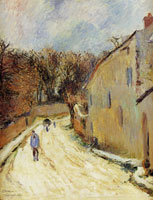 Paul Gauguin Osny, Rue de Pontoise, Winter