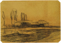 Piet Mondriaan Compositional Study for Zomernacht