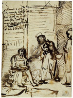 Rembrandt The Blind Belisarius Receiving Alms