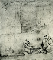 Rembrandt Hannah Presenting Samuel to the Lord in the Temple