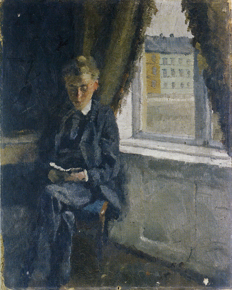 Edvard Munch - Andreas Reading