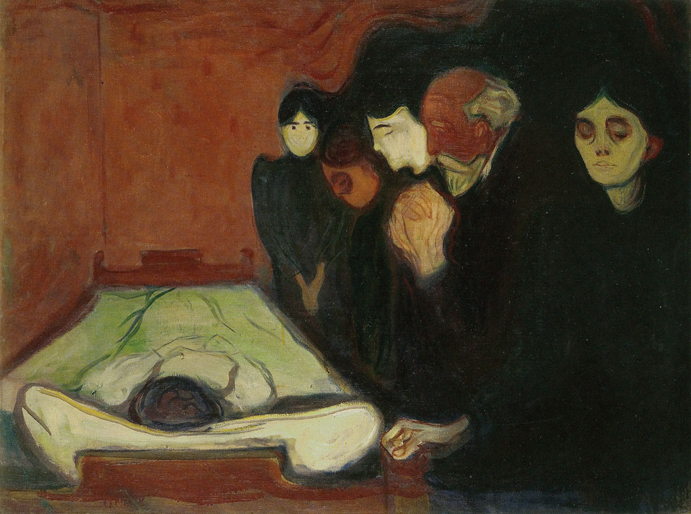Edvard Munch - At the Deathbed