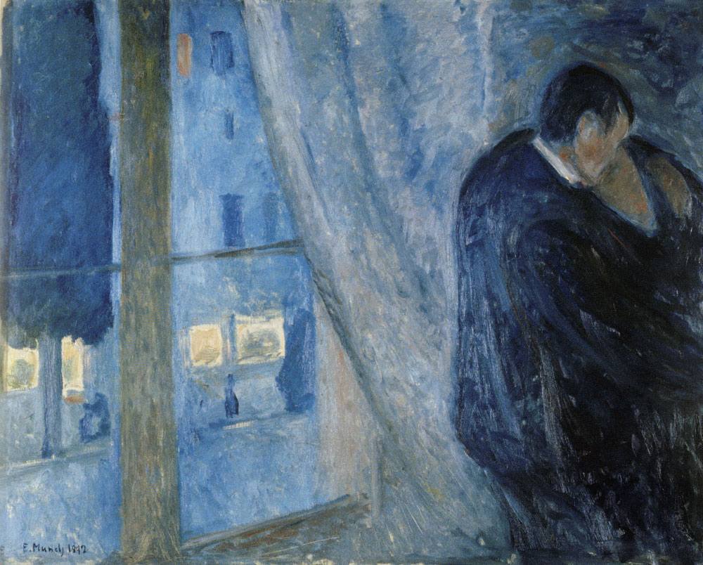 Edvard Munch - Kiss by the Window