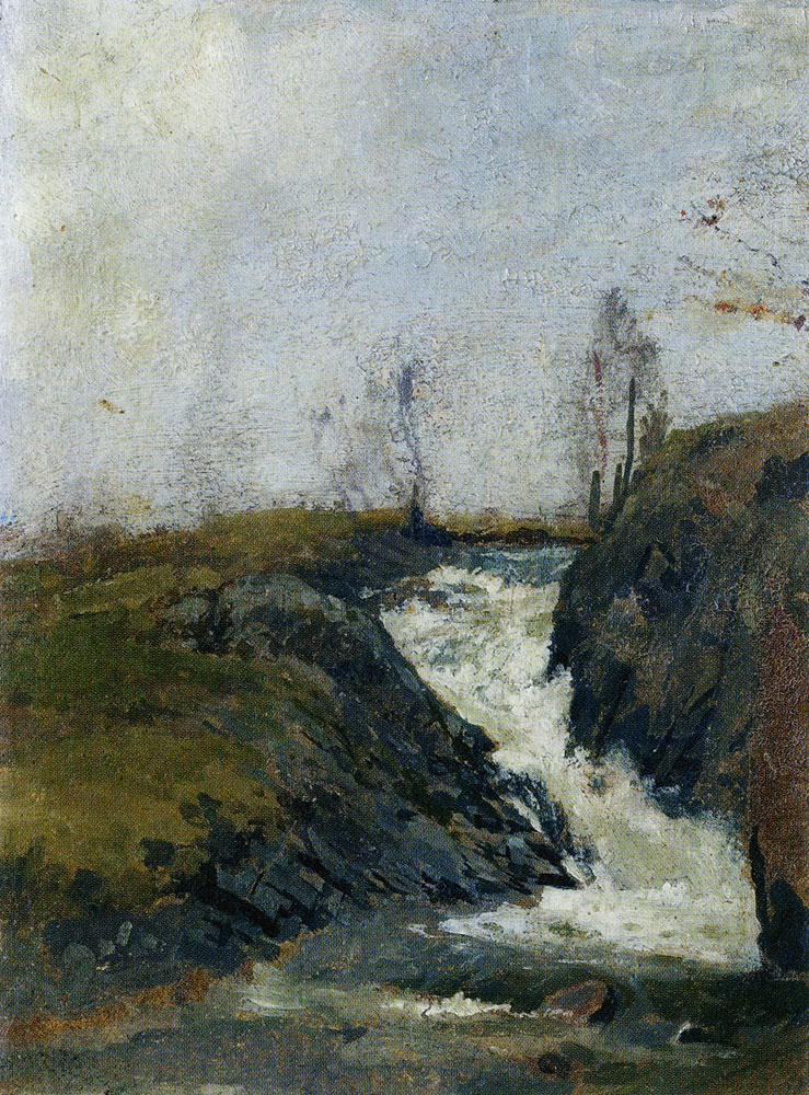 Edvard Munch - Landscape with a Small Waterfall