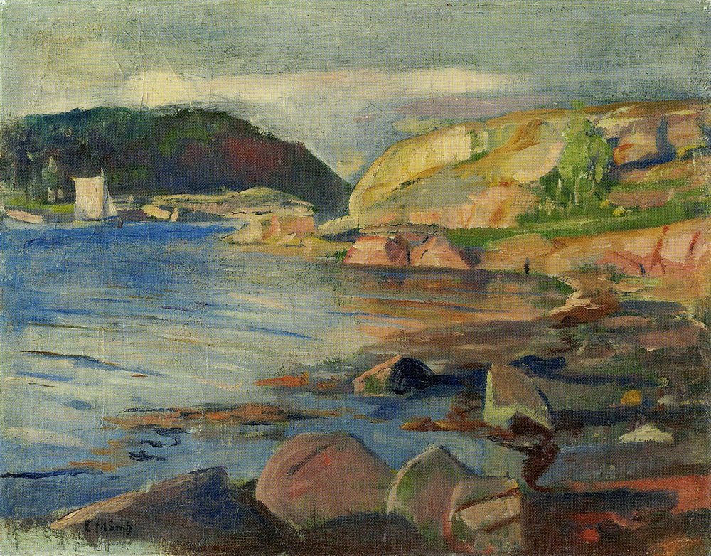 Edvard Munch - The Tønsberg Fjord