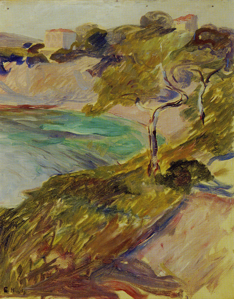 Edvard Munch - Trees by the Mediterranean