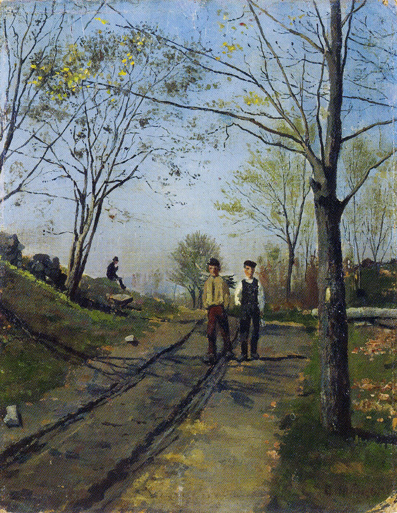 Edvard Munch - Two Boys on a Country Lane
