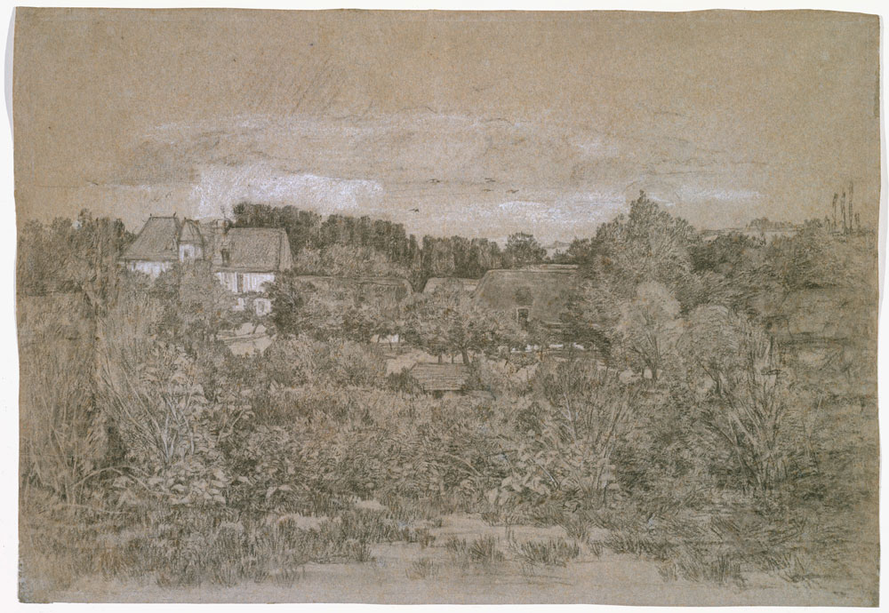 Attributed to Eugène Boudin - Landscape