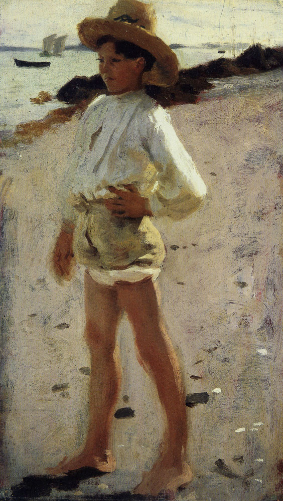 John Singer Sargent - Study for 'Oyster Gatherers of Cancale'