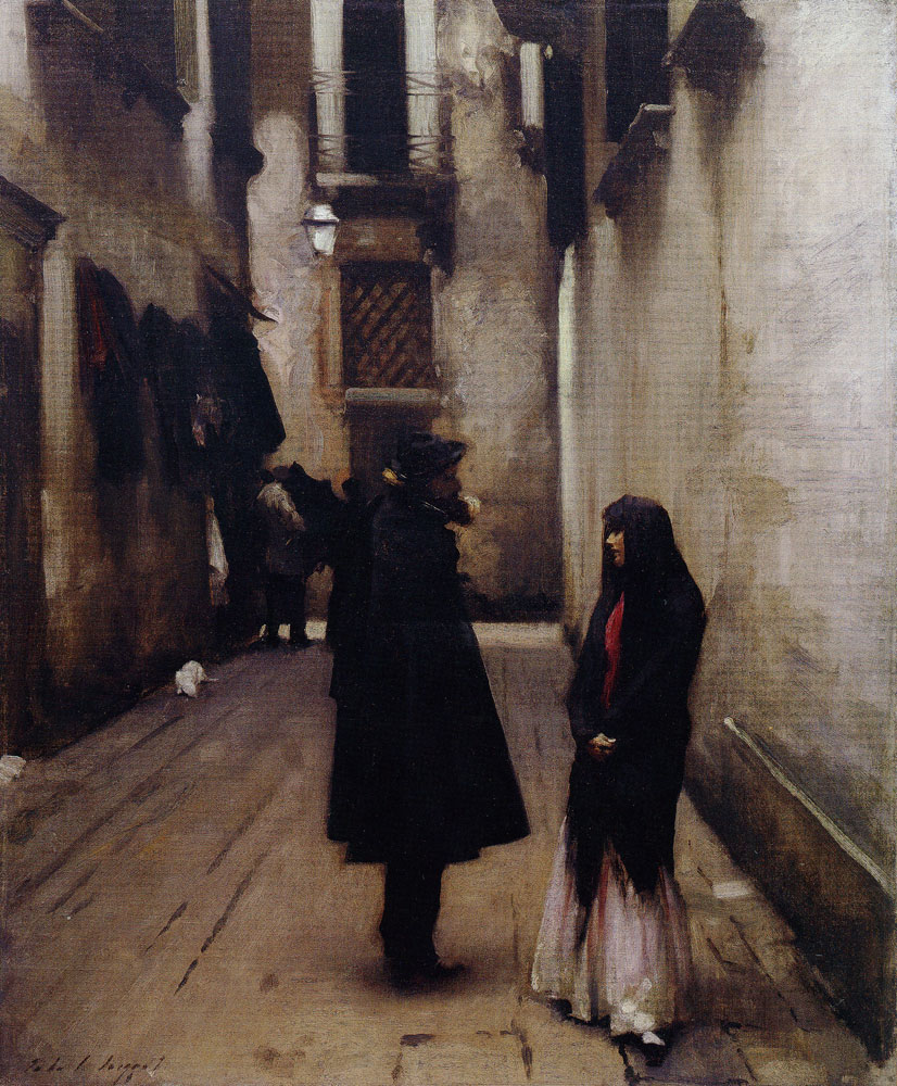 John Singer Sargent - Venetian Street