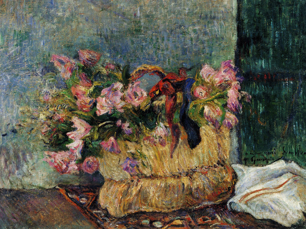 Paul Gauguin - Basket of Flowers