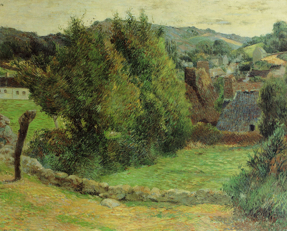 Paul Gauguin - Mount Sainte-Marguerite from near the Presbytery