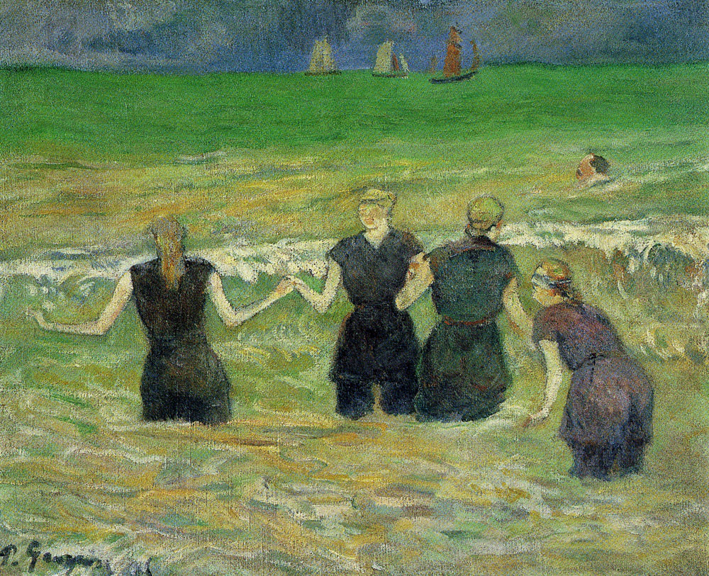 Paul Gauguin - Women Bathing, Dieppe
