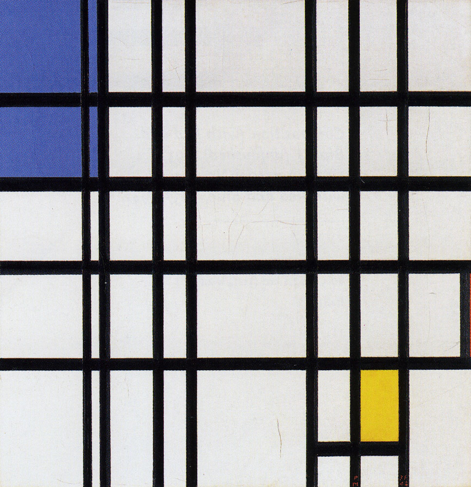 Piet Mondrian - Composition with Blue, Red, and Yellow