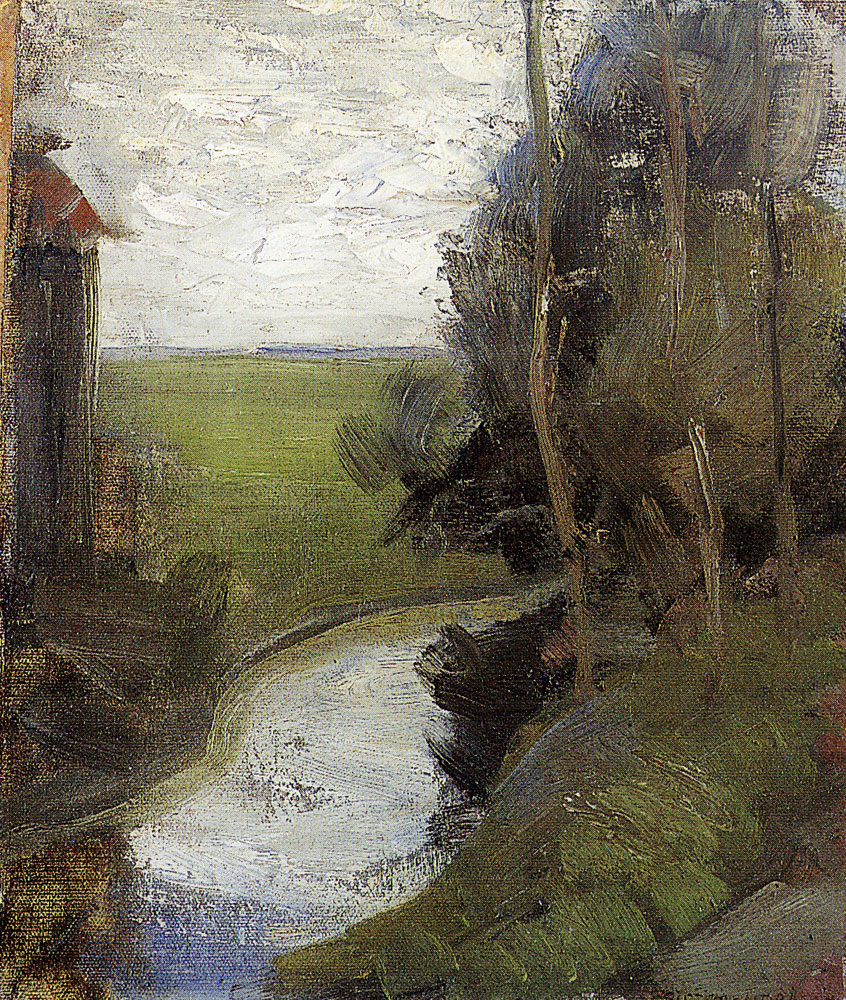 Piet Mondriaan - Fragment of an Irrigation Ditch