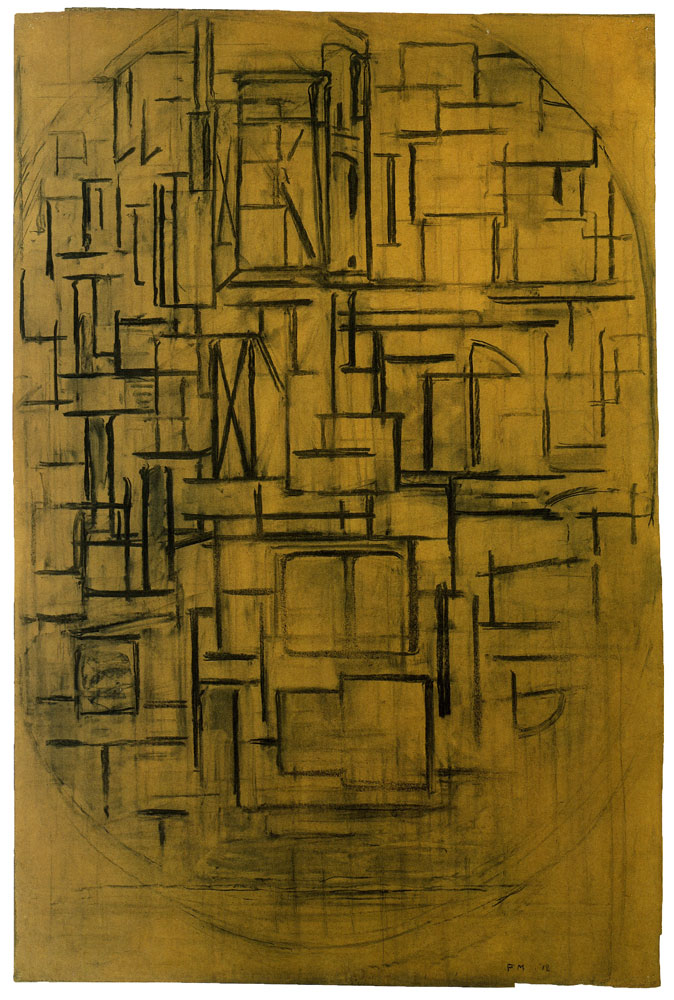 Piet Mondrian - Scaffold: Study for Tableau III