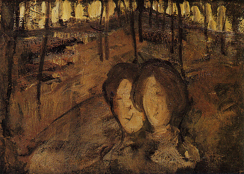 Piet Mondriaan - Two Girls in a Wood