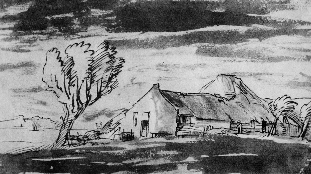 Rembrandt - A Farm-House