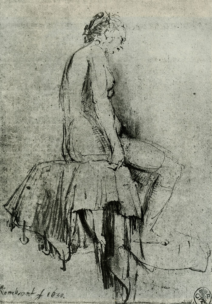 Rembrandt - Female Nude