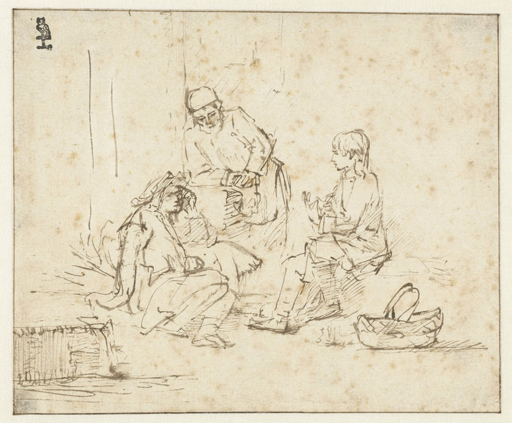 Rembrandt - Joseph Expounding the Prisoners' Dreams