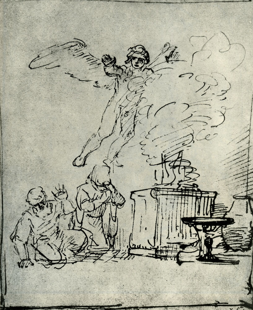 Rembrandt - Manoah's Offering