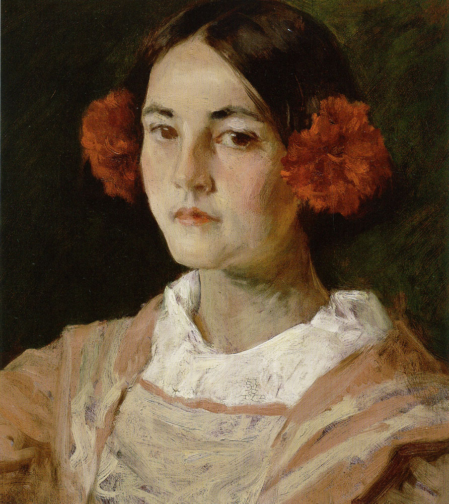 William Merritt Chase - Portrait of the Artist's Daughter, Alice