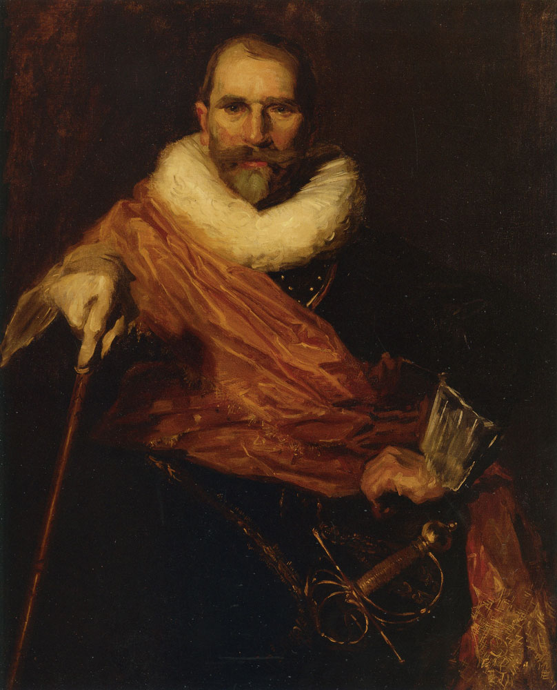 William Merritt Chase - Self-Portrait as Colonel Johan Claeszoon Loo