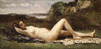 Jean-Baptiste-Camille Corot Bacchante in a Landscape
