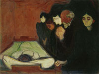 Edvard Munch At the Deathbed