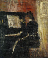 Edvard Munch Girl at the Piano
