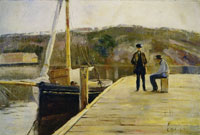 Edvard Munch - On the Pier