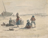 Eugène Boudin Fishermen's Wives