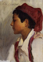 John Singer Sargent Sketch of a Neapolitan Boy