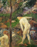 Paul Gauguin Two Women Bathing