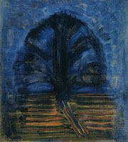 Piet Mondriaan Blue Willow Tree II