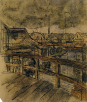 Piet Mondriaan View from a Bridge on the Achterweg