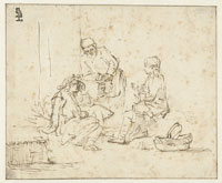 Rembrandt Joseph Expounding the Prisoners' Dreams