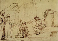 Rembrandt The Mocking of Christ