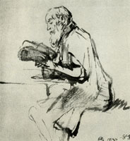 Rembrandt Old Man Reading