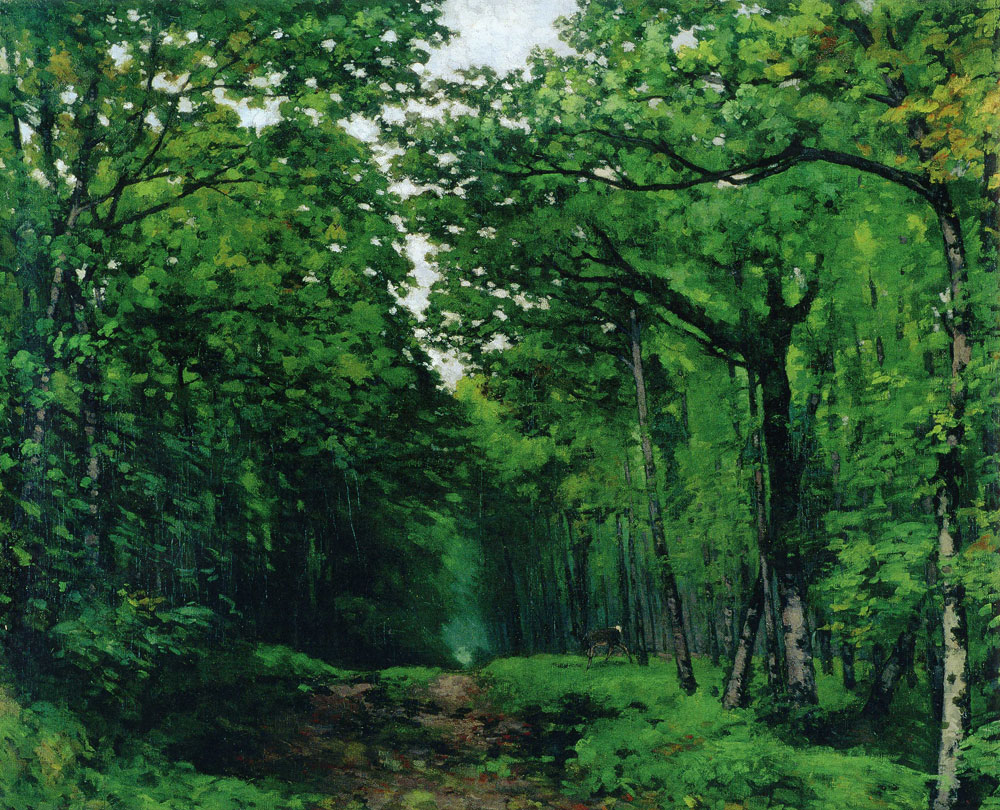 Alfred Sisley - The Avenue of Chestnut Trees near La Celle-Saint-Cloud