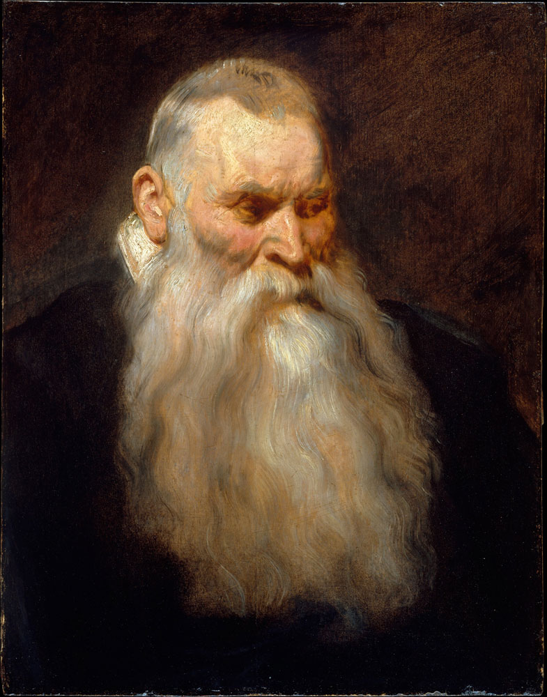 Anthony van Dyck - Study Head of an Old Man with a White Beard