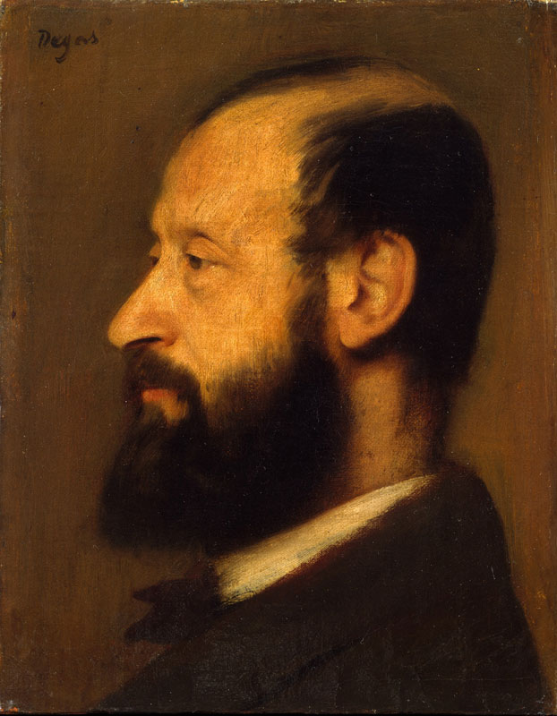 Edgar Degas - Portrait of Joseph-Henri Altès
