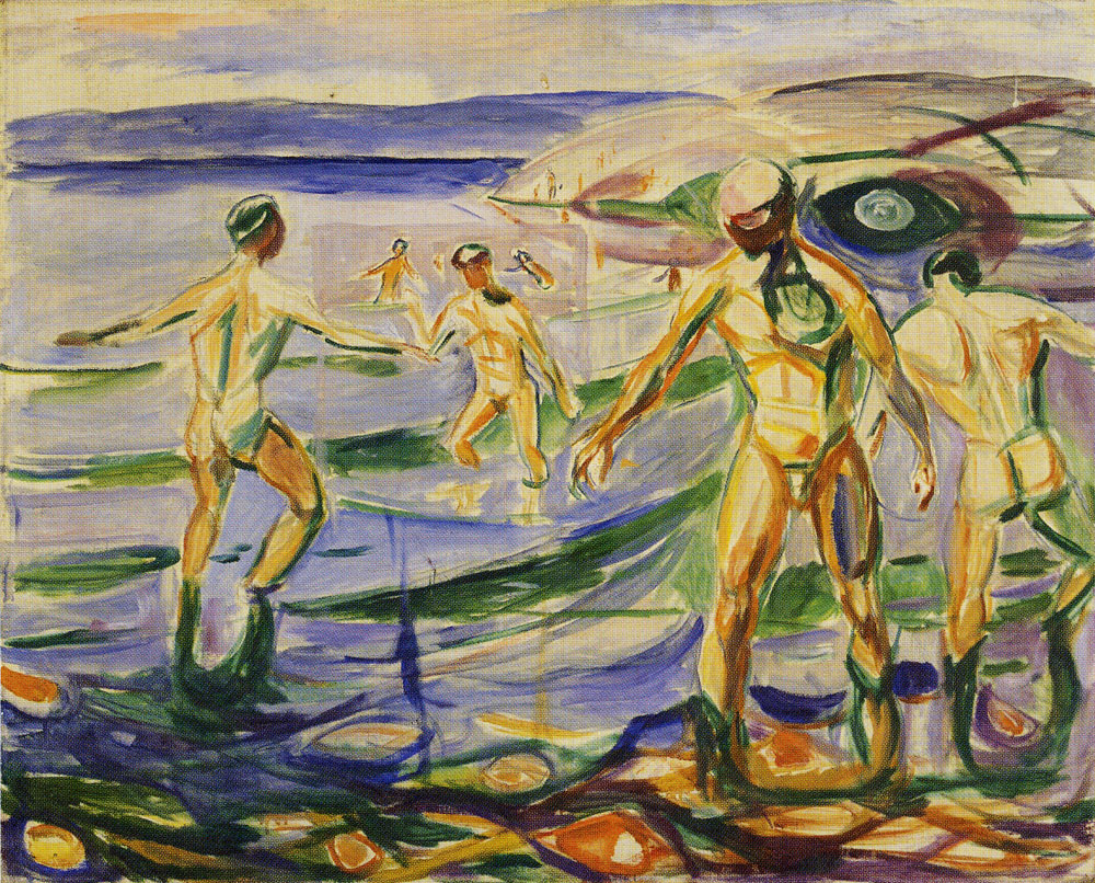Edvard Munch - Bathing Men