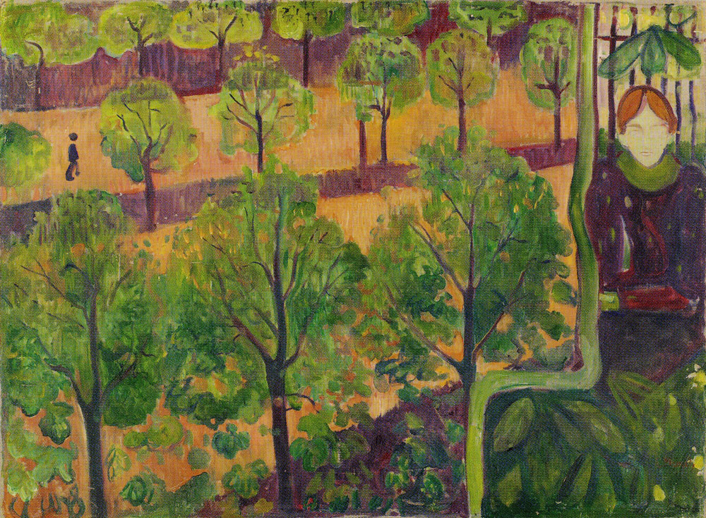 Edvard Munch - Boulevard in Paris